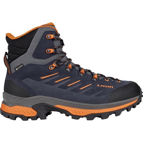 Lowa Randir Gtx Mid Trekkingschuhe Herren Navy Flame Bike