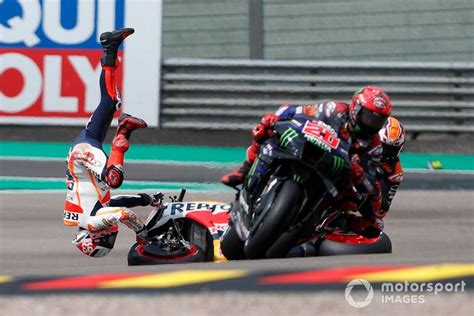 Nouvelle Chute De Marc M Rquez Au Warm Up Du Gp D Allemagne