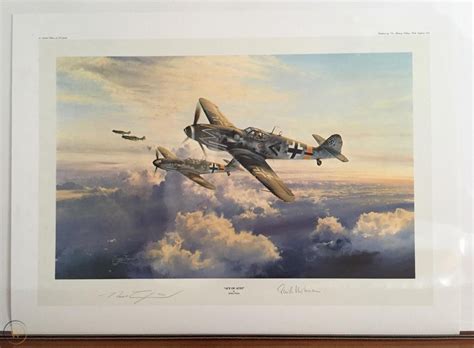 Ace Of Aces Erich Hartmann Me109 Robert Taylor Signed Aviation Art