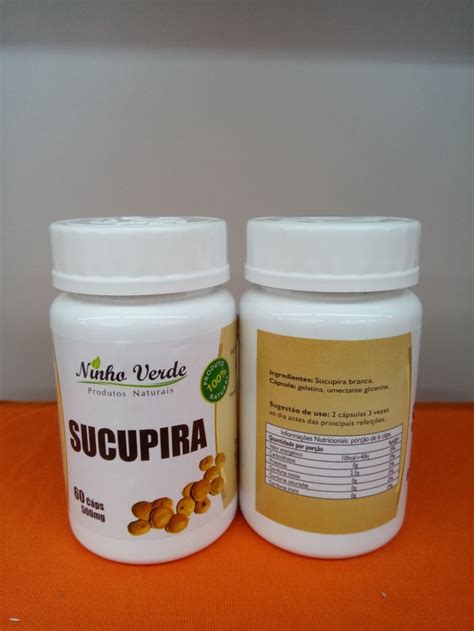 SUCUPIRA NINHO VERDE 60 CAPSÚLAS DE 500mg