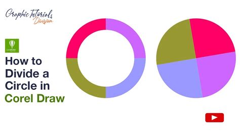 How To Divide A Circle Into Equal Parts In Corel Draw Youtube