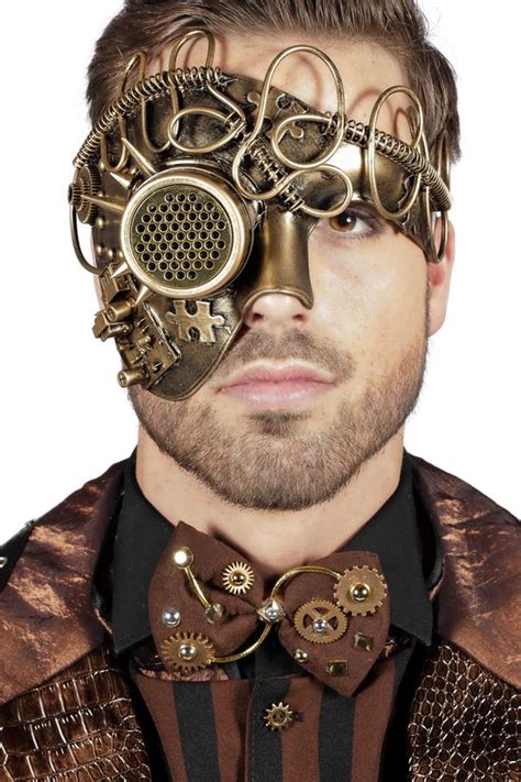 Masker Steampunk Goud Bol