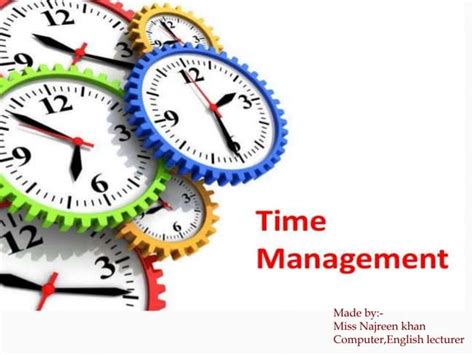 Time Managementppt