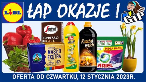 LIDL Nowa Gazetka Od Czwartku 12 01 2023 Okazje Lidla YouTube