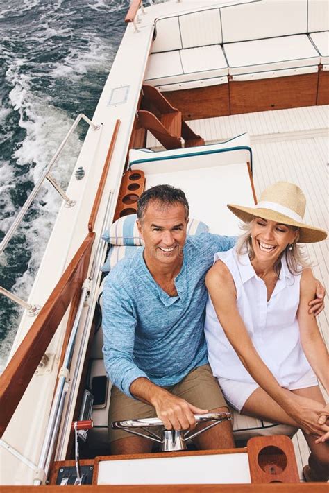 The Best Days Are Spent On A Boat Portrait Of A Mature Couple Enjoying