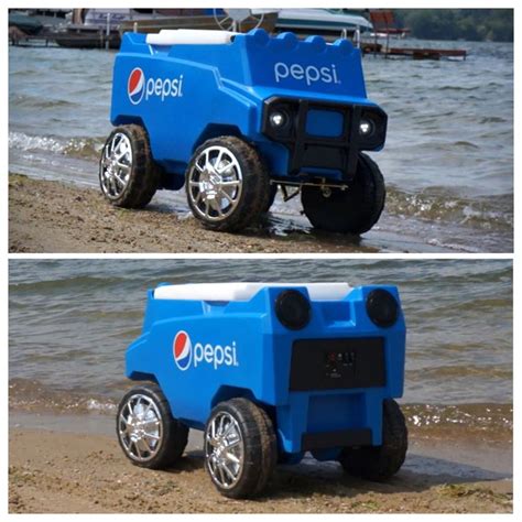 Remote Control C3 Rover Pepsi Cooler It Drives Forwardbackward And