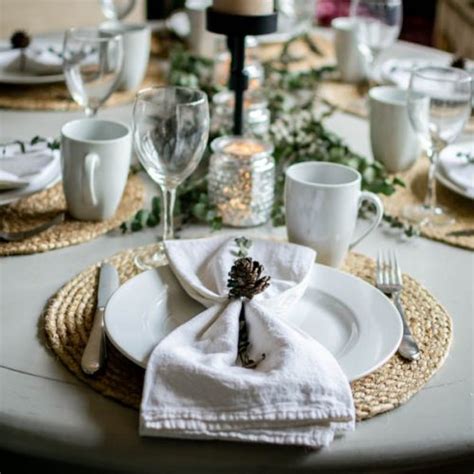 Rustic Buffalo Check Holiday Tablescape North Country Nest