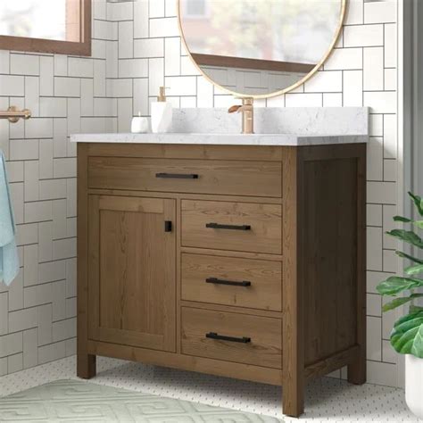 Basima 36 Single Bathroom Vanity With Top In 2024 Small Bathroom