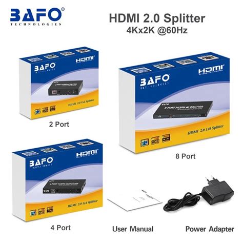 Jual Hdmi Splitter Port Bafo Spliter Shopee Indonesia