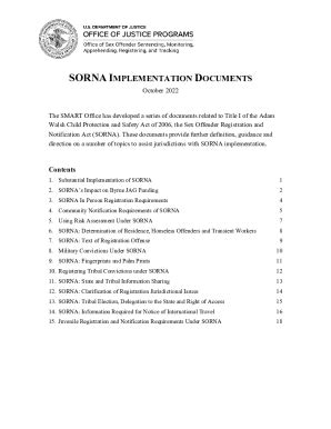 Fillable Online State Implementation Of The Sex Offender Registration And Fax Email Print