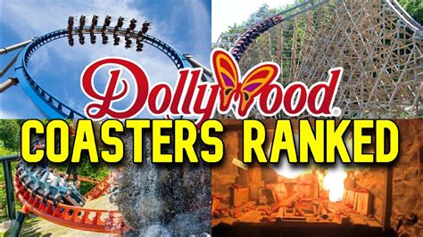 Top 10 Roller Coasters At Dollywood Youtube