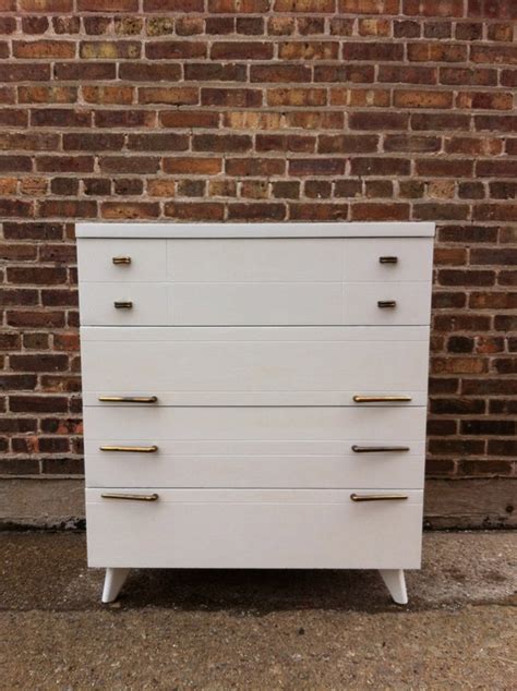 Awesome Mid Century White Dresser