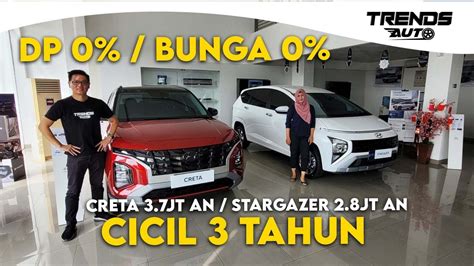 LEBIH MURAH CICIL STARGAZER 2JT AN 3 TAHUN CRETA 3JT AN 3 TAHUN BISA DP