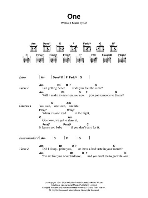 One by Johnny Cash - Guitar Chords/Lyrics - Guitar Instructor