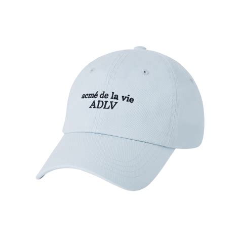 MUSINSA acmé de la vie BASIC SMALL LOGO BALL CAP SKY BLUE