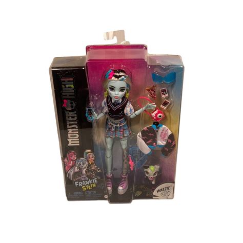 Monster High FRANKIE STEIN G3 Reboot Doll Mattel 2022 Deluxe Set W