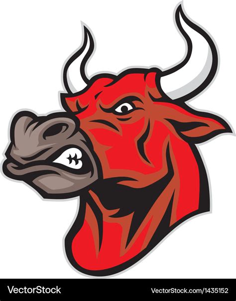 Bull mascot Royalty Free Vector Image - VectorStock