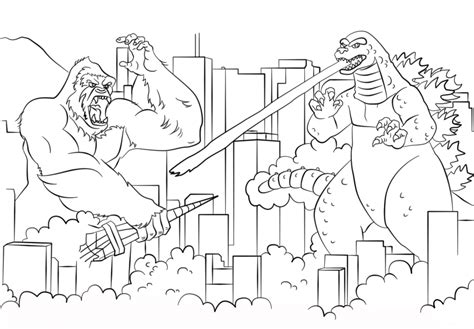 Desenhos De Godzilla Para Colorir Pintar E Imprimir Colorironline