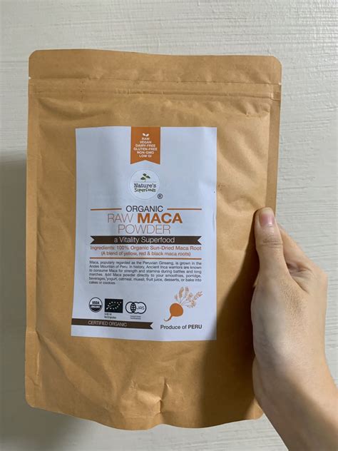 Organic Raw Maca Powder 500g Food And Drinks Packaged And Instant Food On