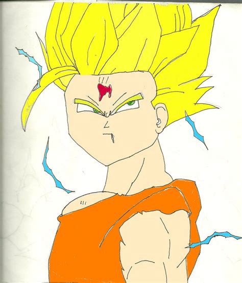 Angry Super Saiyan 2 Gohan By Sonic12347 On Deviantart