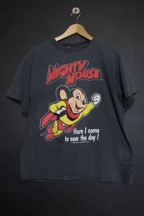 Mighty Mouse Here I Come To Save The Day Vintage Shirt