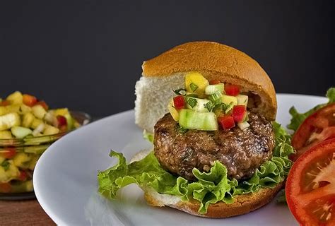 A Taste of Calypso - Pork Burgers with Grilled Pineapple Salsa (GF ...