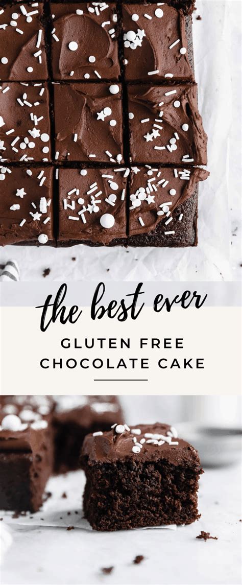 Gluten Free Chocolate Sheet Cake Recipe