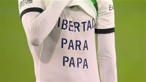 Luis Díaz Pide La Libertad De Su Padre En Medio De Un Partido De Fútbol