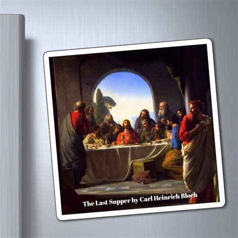 Christian Jesus Art Fridge Magnet The Last Supper By Carl Bloch Catholic Fine Art Kitchen