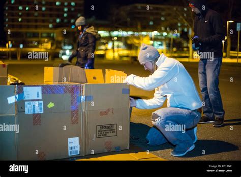 Homeless Sleeping In Cardboard Box Hi Res Stock Photography And Images