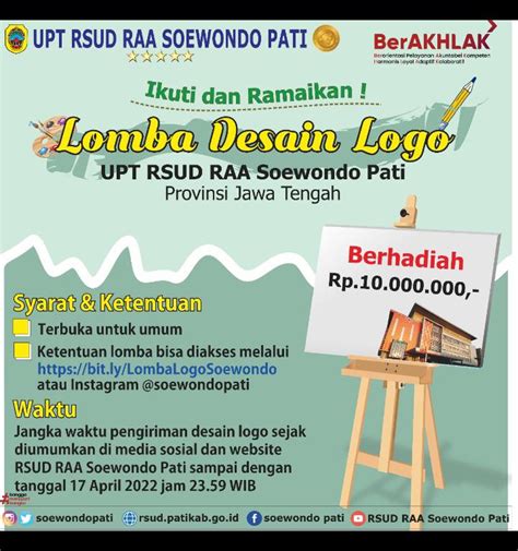 AYO IKUTI LOMBA DESAIN LOGO UPT RSUD RAA SOEWONDO PATI BERHADIAH 10 JUTA