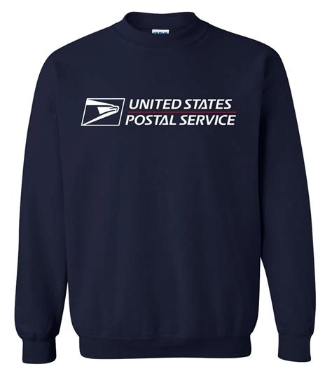 Fashion USPS LOGO POSTAL SPORT GREY HOODIE Hooded Sweatshirt Chest United States Service ...