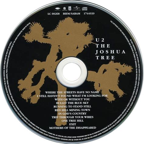 Car Tula Cd De U2 The Joshua Tree 2007 Portada