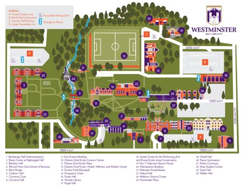 East Stroudsburg University Campus Map