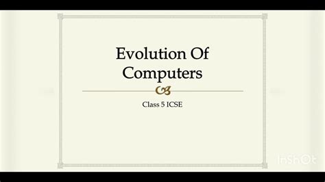 Powerpoint Presentation On Evolution Of Computer Youtube