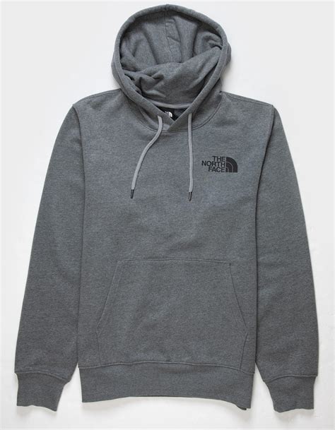 The North Face Bear Mens Hoodie Heather Gray Tillys