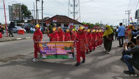 Peserta Pawai Taaruf Meriahkan Mtqh Ke Xi Tingkat Provinsi Bangka