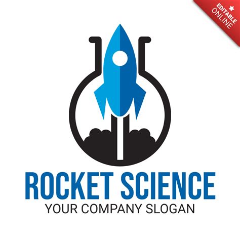 Plantilla De Diseño Del Logotipo De Rocket Science Modelo De Diseño Gratuita