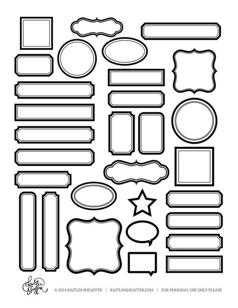 Printable Labels Templates