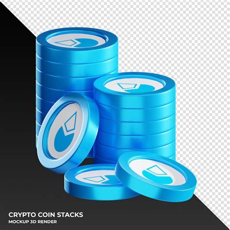 Premium Psd Lido Dao Ldo Coin Stacks Cryptocurrency D Render