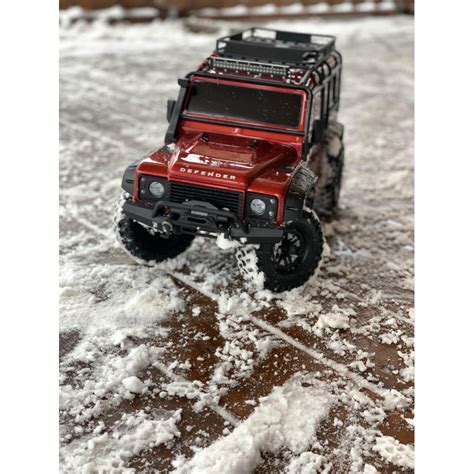 Rc Dalys Trx 4 Scale And Trail Crawler Land Rover Defender Red Rtr