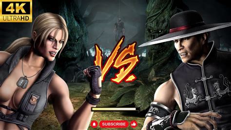 Mortal Kombat Komplete Edition Sonya Blade Vs Kung Lao Gameplay Youtube