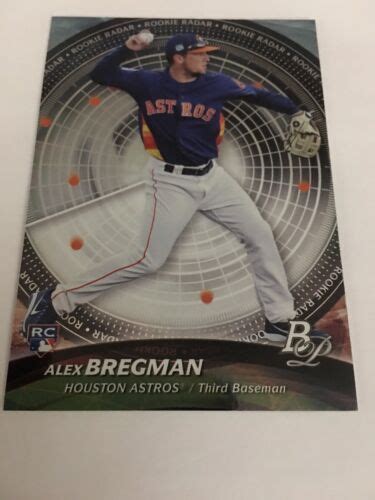 Topps Bl Alex Bregman Rr Ab Rc Rookie Radar Houston Astros Ebay