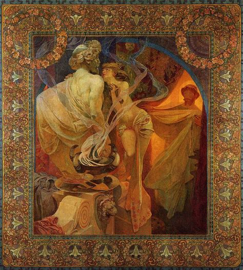 Alfonse Mucha Quo Vadis 1902 Art Nouveau Alfons Mucha Art Nouveau