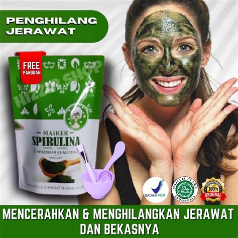 Shine Star Promo Masker Wajah Berjerawat Spirulina Mask Bonus