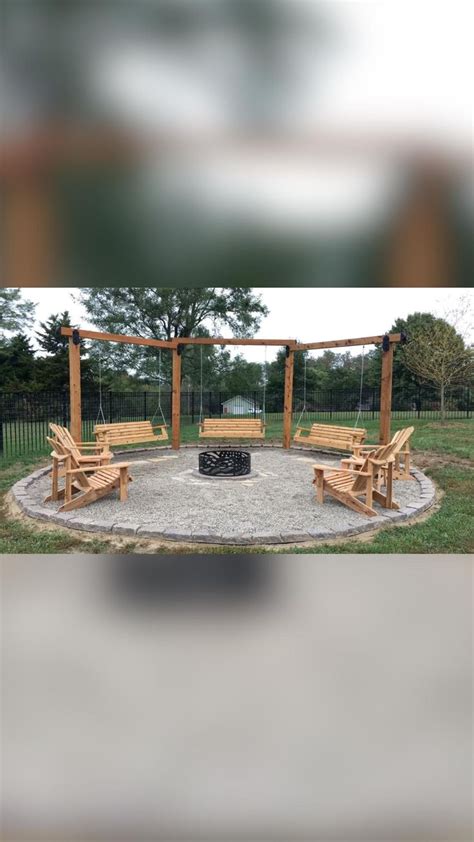 Porch Swing Fire Pit Outdoor Fire Pit Outdoor Fire Pit Area Fire