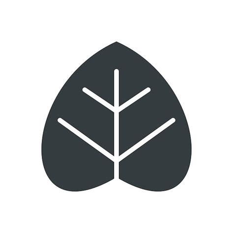 Premium Vector Leaf Icon Vector On Trendy Design