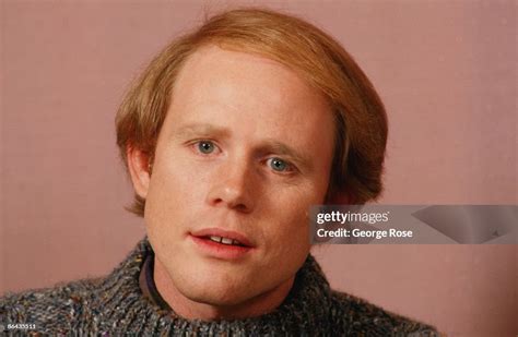 Former Child Star Turned Film Director Ron Howard Poses During A