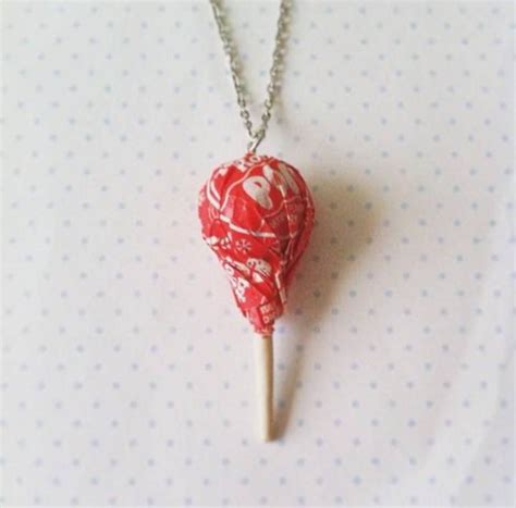 Tootsie Pop Necklacekeychain Polymerclay Etsy