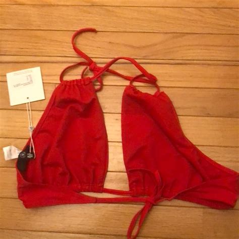 Missguided Swim Missguided Nwt Red Open Front Bikini Poshmark